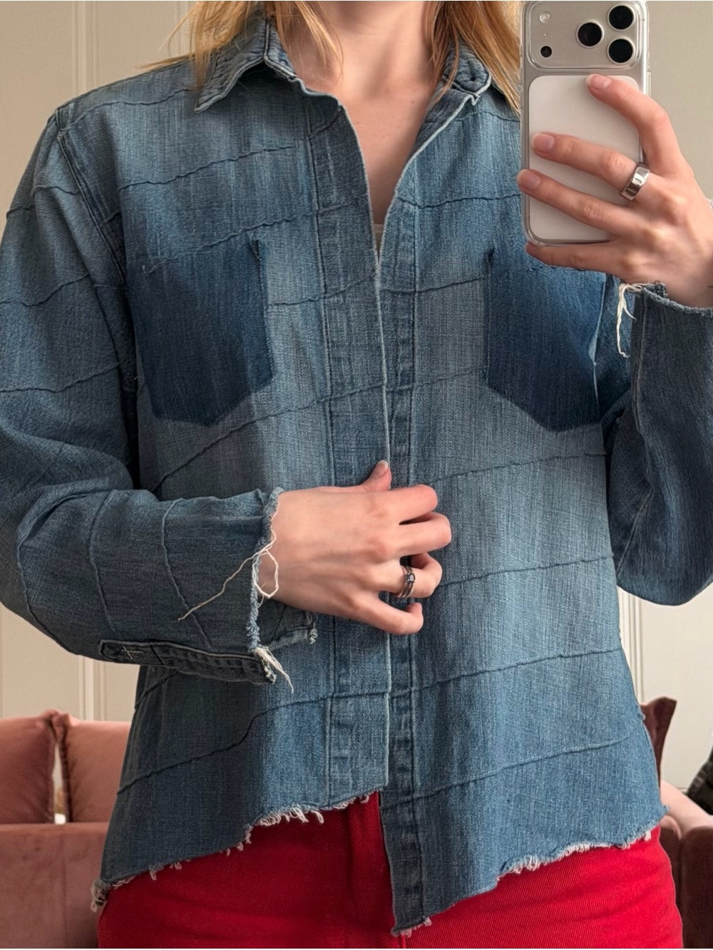 RtA Blue Denim Jacket